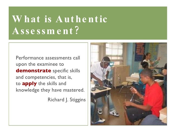 Authentic assessement authentic assessment early childhood